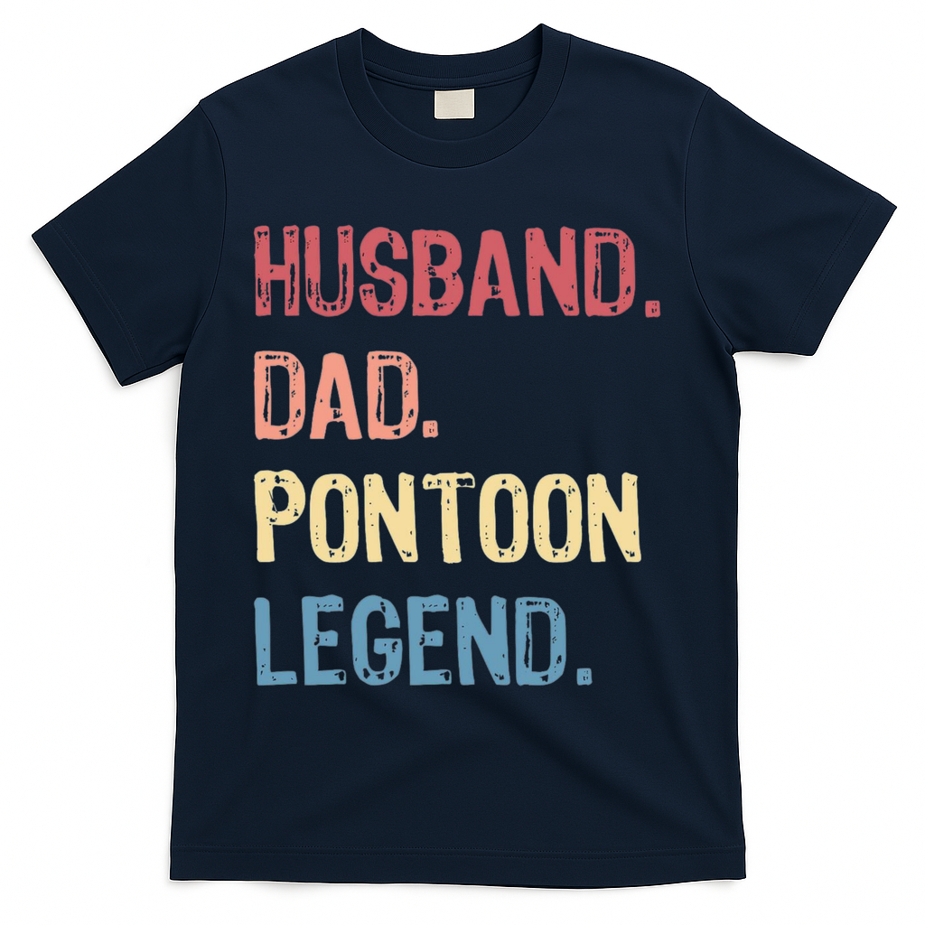 Husband Dad Pontoon Legend T-Shirt