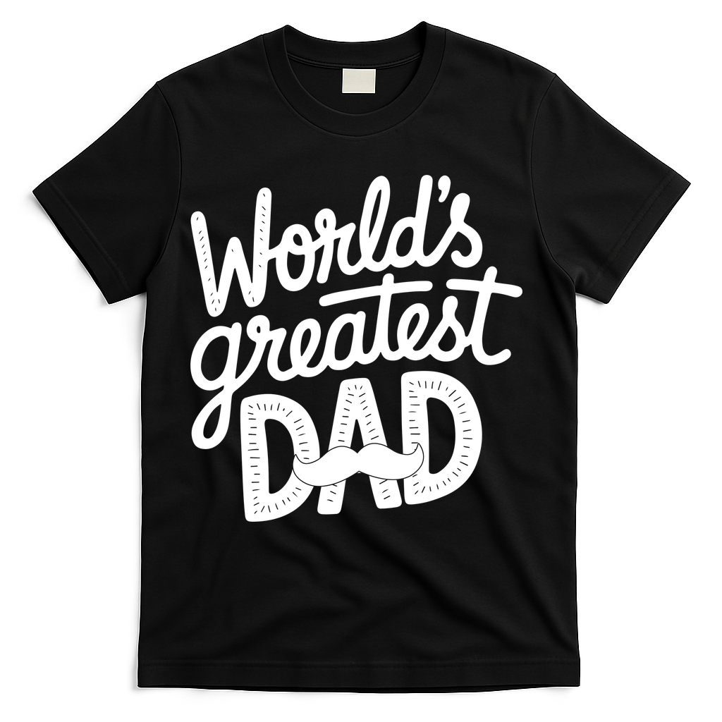Worlds Greatest Dad Funny Cute Father Day T-Shirt