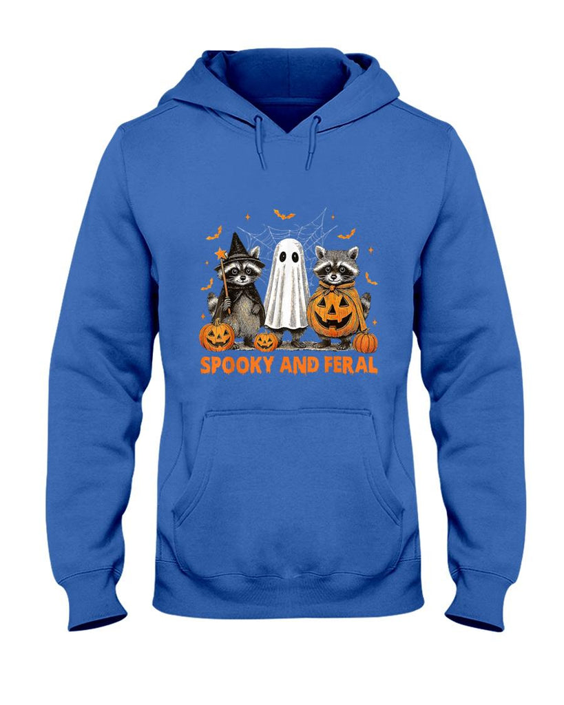 Spooky and Feral Halloween Cute Ghost Raccoon Trick Or Treat  Style 8 T-Shirt