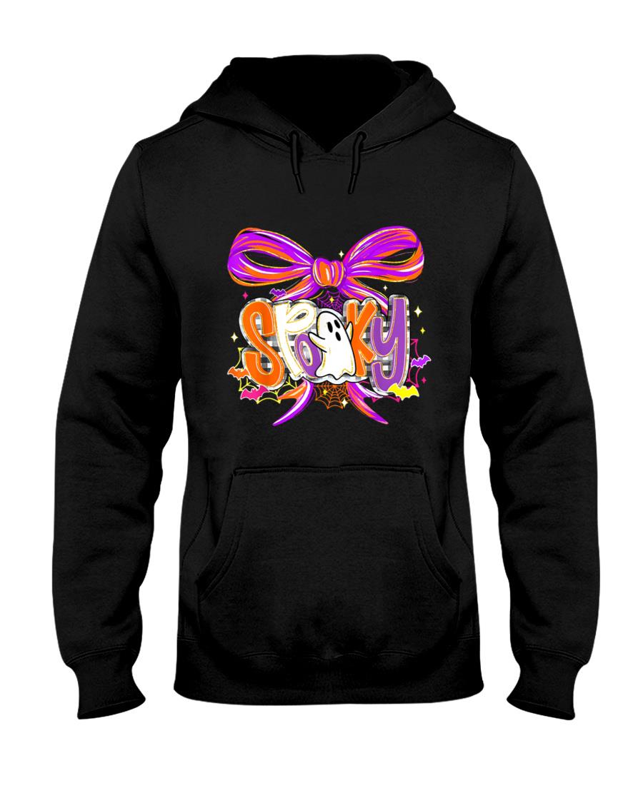 Coquette Bow Spooky Halloween Funny Ghost Trick Or Treat T-Shirt