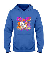 Coquette Bow Spooky Halloween Funny Ghost Trick Or Treat T-Shirt