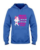 Funny Breast Cancer Survivor Bitch Please Unicorn T-Shirt
