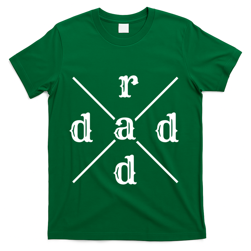 Funny Rad Dad Gift For Fathers Day Retro Style Art Cute Gift T-Shirt