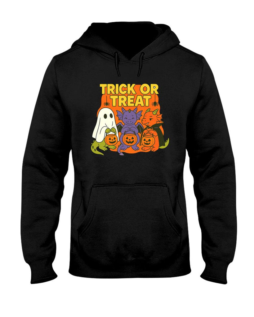 Cute Trick or Treat Dragons Halloween Fantasy Magic Design Oversized T-Shirt