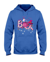 Boo Halloween Pumpkin Pink Ribbon Witch Breast Cancer T-Shirt