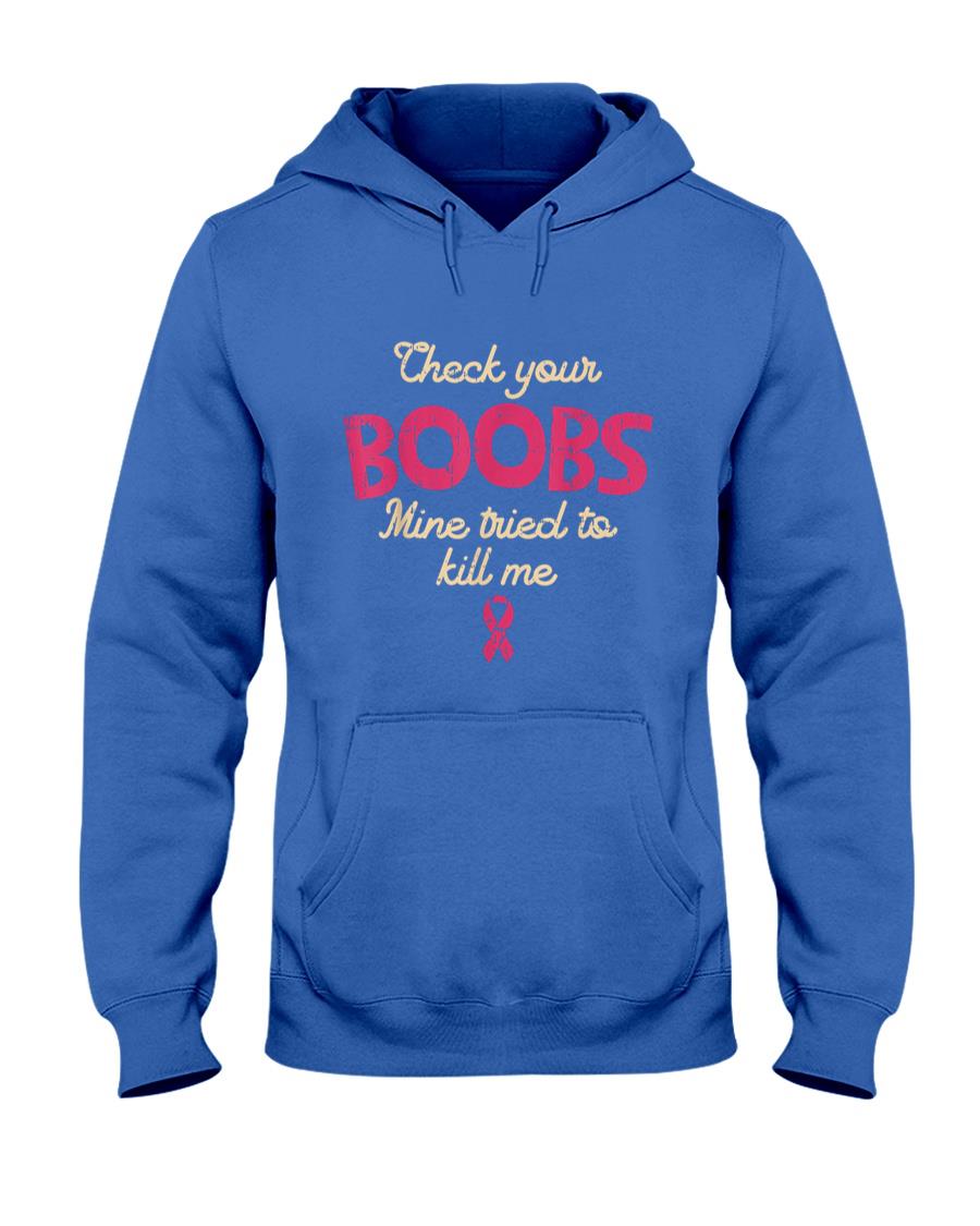 Breast Cancer Awareness Check Your Boobs Survivor Gift T-Shirt