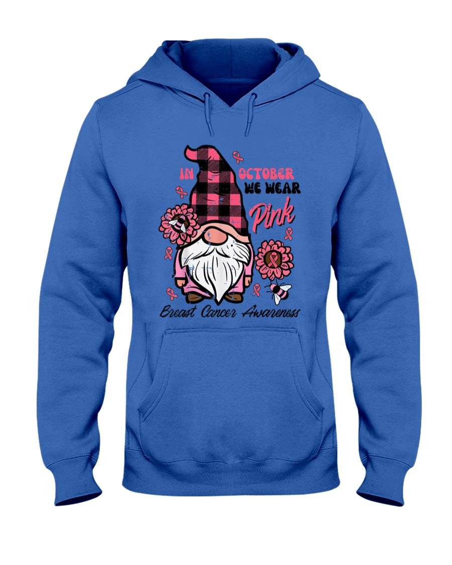 Breast Cancer Aware Gnome October We Wear Pink Women Kid Men T-Shirt