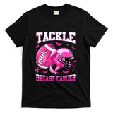 Tackle Breast Cancer Awareness American Football Womens T-Shirt