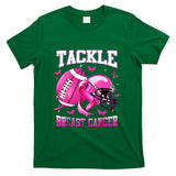 Tackle Breast Cancer Awareness American Football Womens T-Shirt