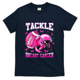 Tackle Breast Cancer Awareness American Football Womens T-Shirt