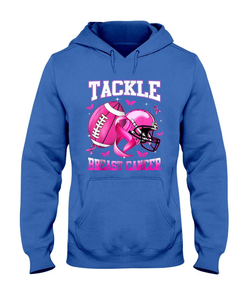 Tackle Breast Cancer Awareness American Football Womens T-Shirt