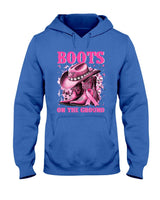 Boots On The Ground Cowgirl Western Breast Cancer Awareness T-Shirt