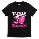 Tackle Breast Cancer Awareness American Football Women Kids T-Shirt