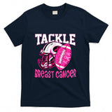 Tackle Breast Cancer Awareness American Football Women Kids T-Shirt