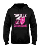 Tackle Breast Cancer Awareness American Football Women Kids T-Shirt