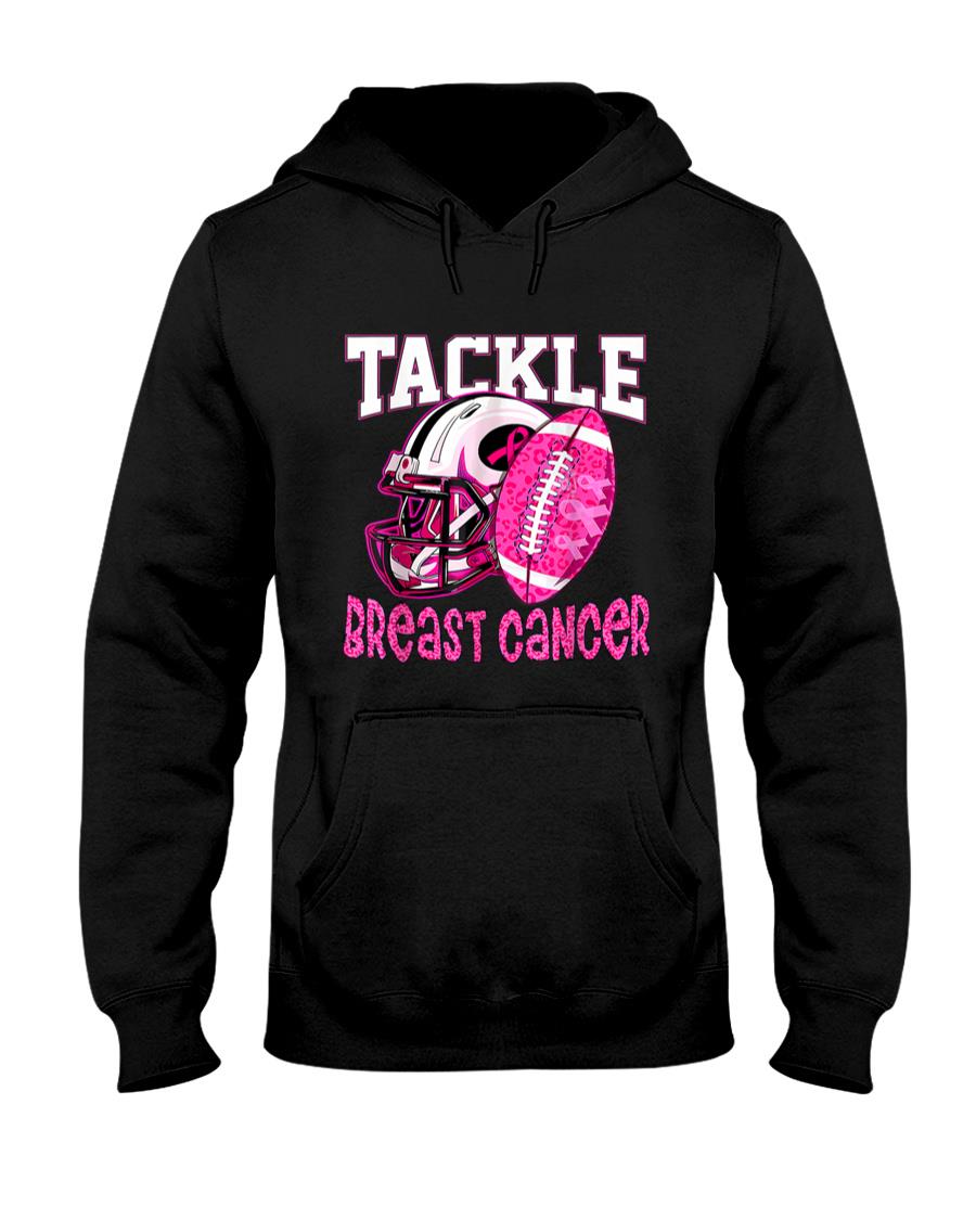 Tackle Breast Cancer Awareness American Football Women Kids T-Shirt