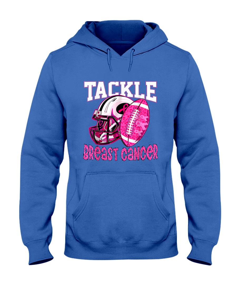 Tackle Breast Cancer Awareness American Football Women Kids T-Shirt