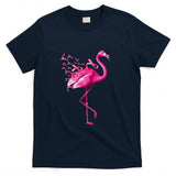 Pink Bird Flamingo Breast Cancer Awareness T-Shirt