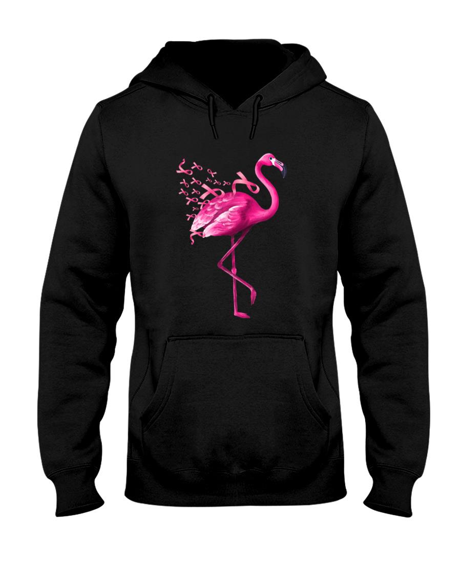 Pink Bird Flamingo Breast Cancer Awareness T-Shirt