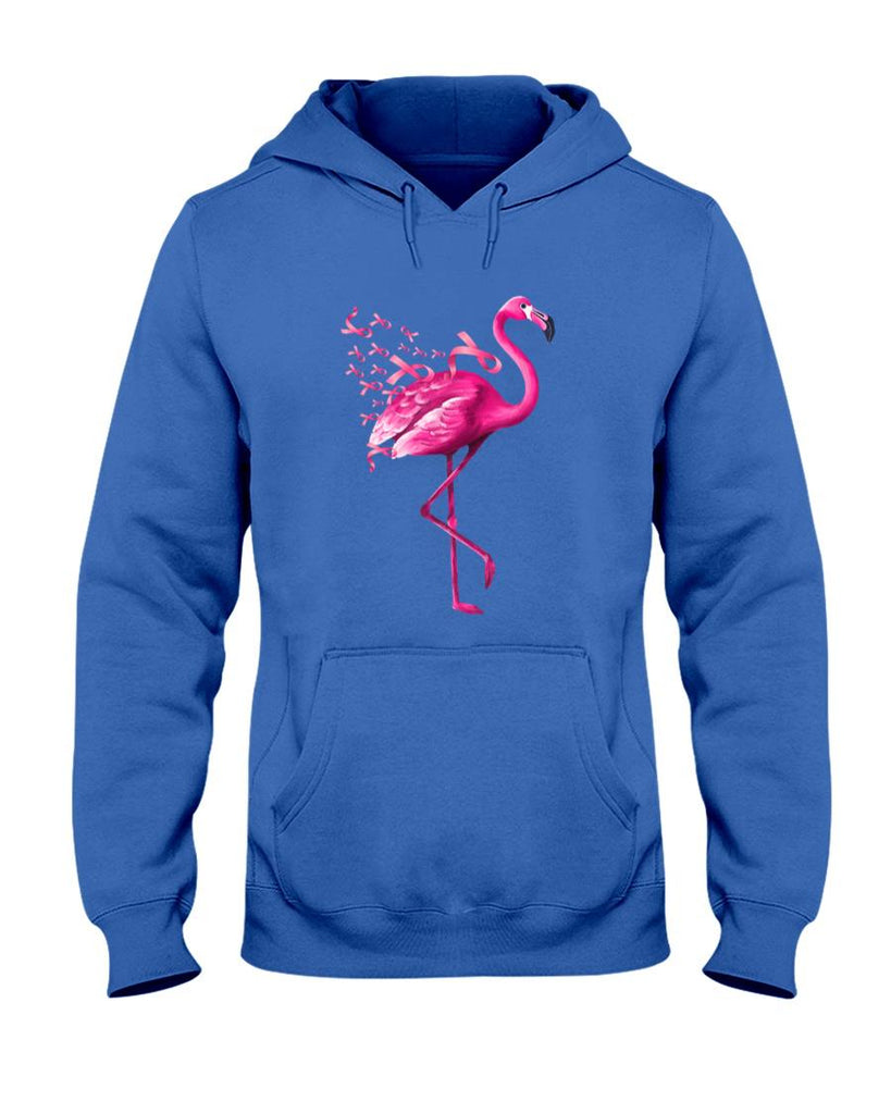 Pink Bird Flamingo Breast Cancer Awareness T-Shirt