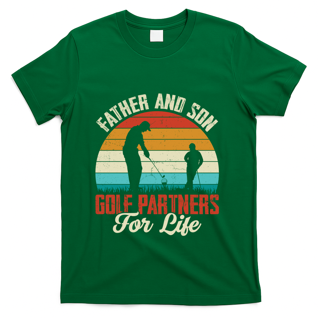 Father And Son Golf Partners For Life Gift T-Shirt