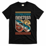 70th Birthday 1956 Established Nineteen 56 T-Shirt