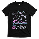 70th Birthday Chapter 70 Fabulous Since 1956 Rhinestones Diamonds T-Shirt