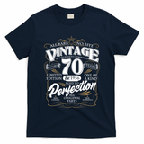 70th Birthday Est 1956 All Bark No Bite Vintage Birthday  T-Shirt