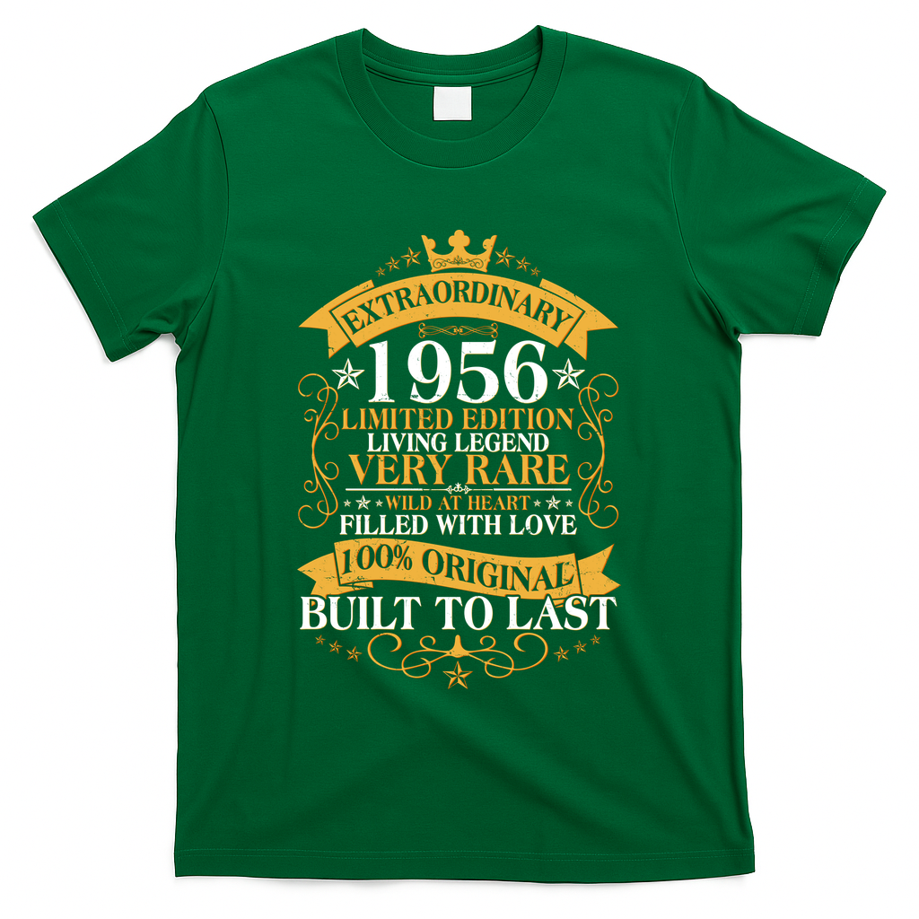 70th Birthday Extraordinary 1956 Limited Edition Living Legend Very Rare  T-Shirt