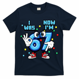 7th Birthday I Was 6 Now Im 7 Hands Cute 67 Meme T-Shirt