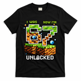 7th Birthday I Was 6 Now Im 7 Unlocked 67 Meme T-Shirt