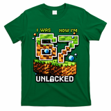 7th Birthday I Was 6 Now Im 7 Unlocked 67 Meme T-Shirt