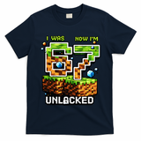 7th Birthday I Was 6 Now Im 7 Unlocked 67 Meme T-Shirt