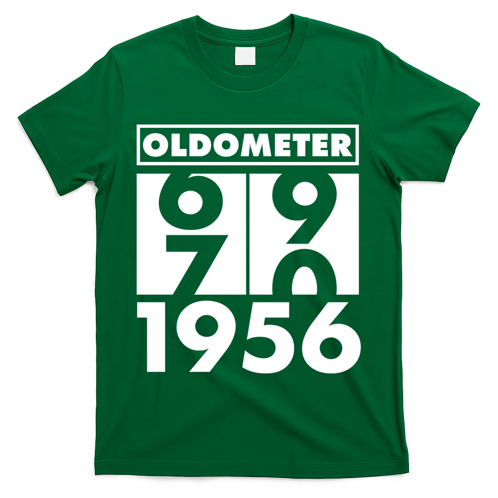 70th Birthday Oldometer 1956 T-Shirt