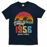 70th Birthday Retro Vintage 1956 Tropical Palm Trees T-Shirt