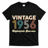 70th Birthday Vintage 1956 Original Parts Some Wear  T-Shirt