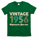 70th Birthday Vintage 1956 Original Parts Some Wear  T-Shirt