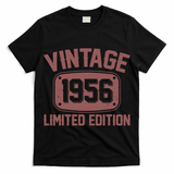 70th Birthday Vintage 1956 Limited Edition Birthday Metal Plate  T-Shirt