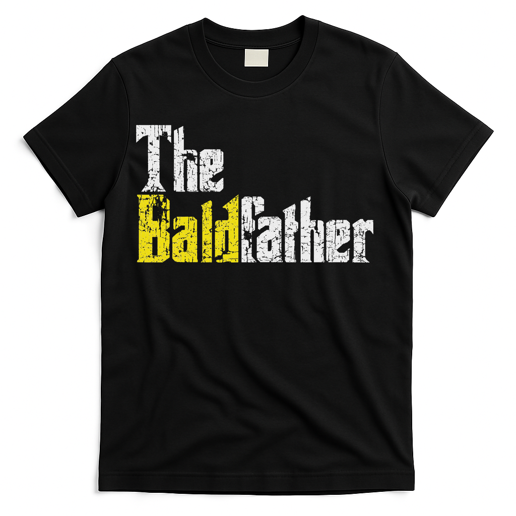 The Baldfather Funny Birthday For Bald T-Shirt