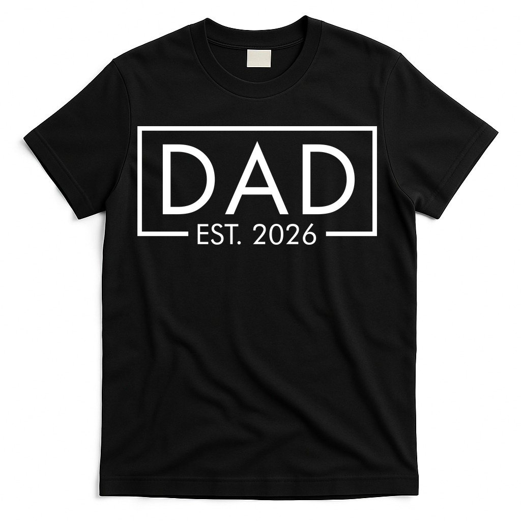 Dad Est. 2026 Logo  T-Shirt