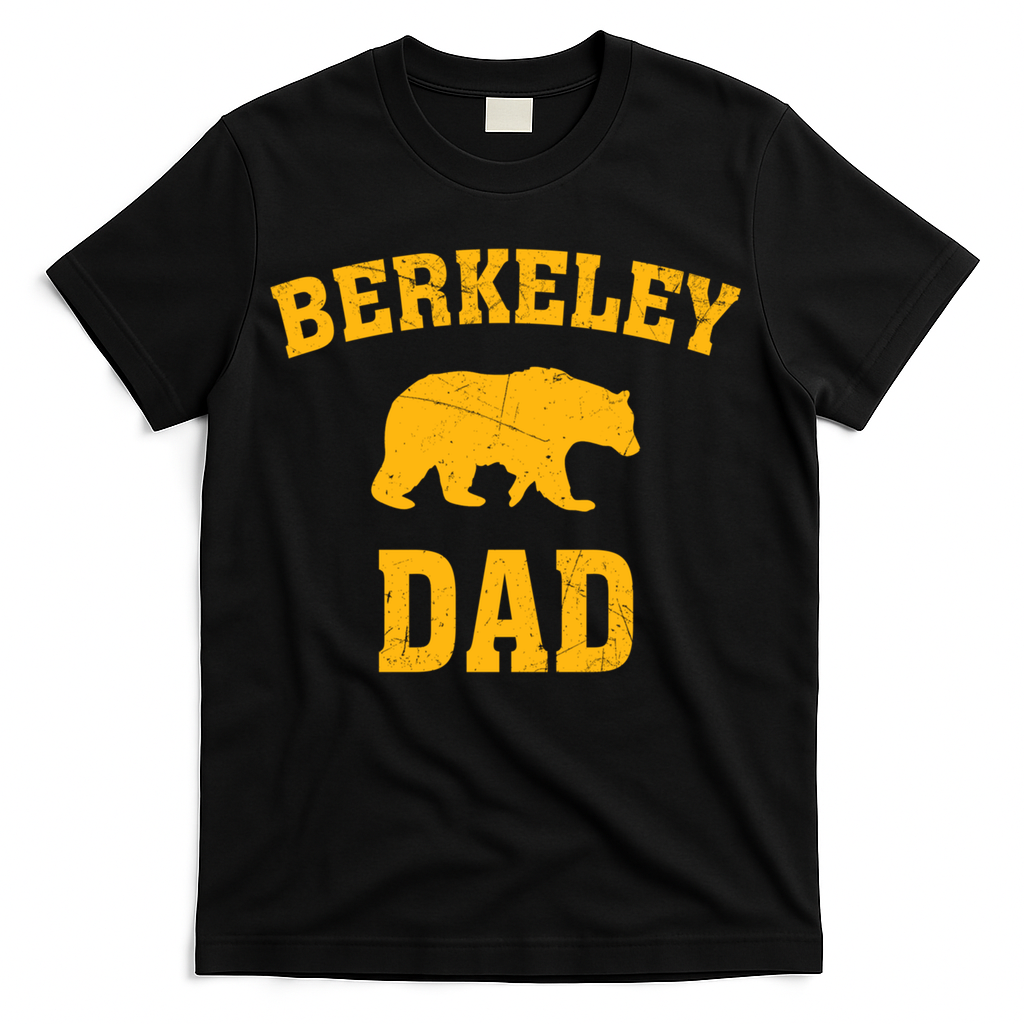 Berkeley Dad Bear Graphic FatherS Day Gift T-Shirt