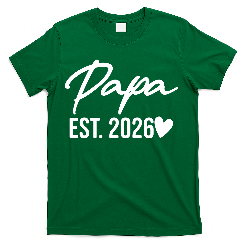Papa EST 2026 T-Shirt