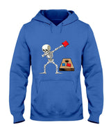 Dabbing Skeleton Halloween Cornhole Trick or Treat Corn Hole T-Shirt