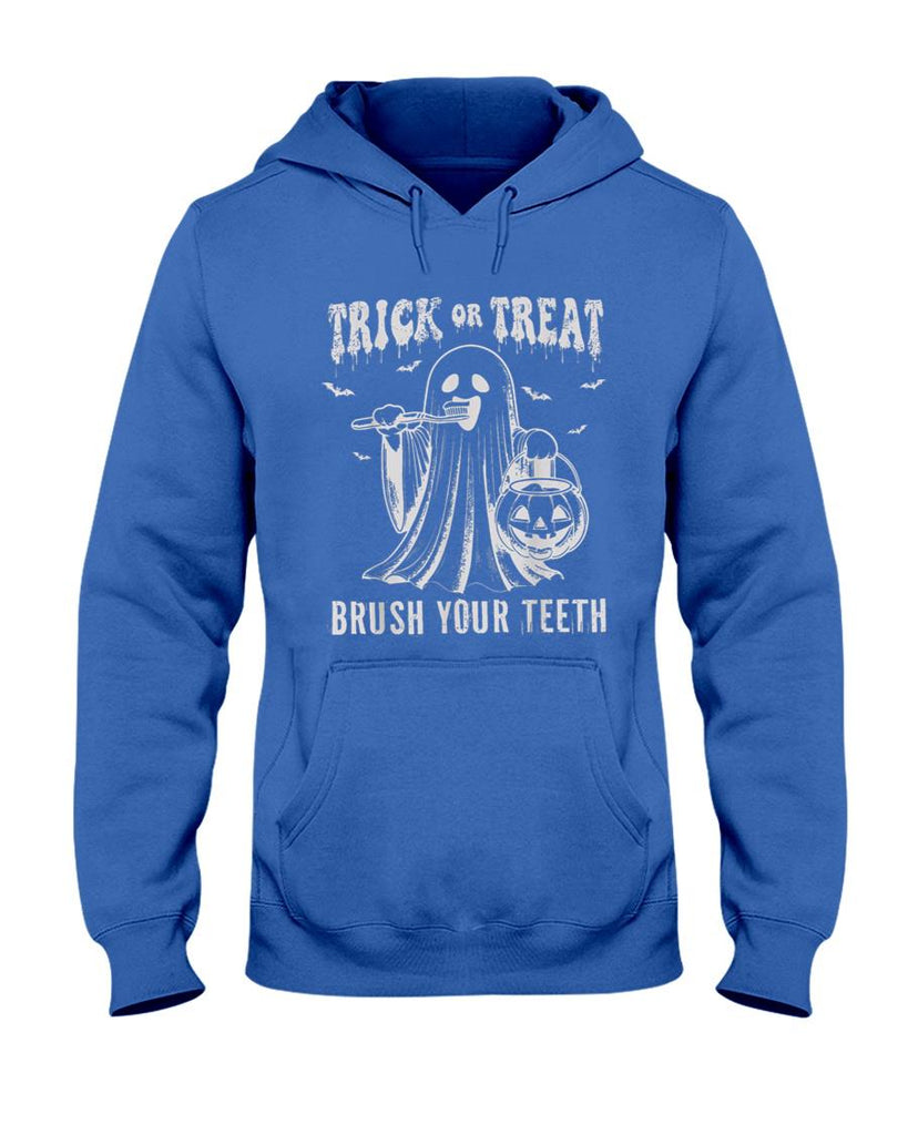Trick Or Treat Brush Your Teeth Dentist Dental Halloween T-Shirt