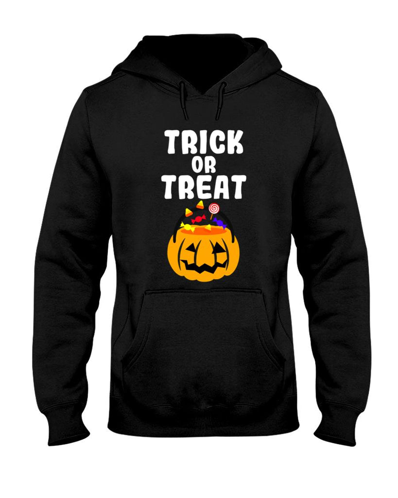 Trick or treat cute pumpkin Halloween - men women  Halloween Oversized T-Shirt