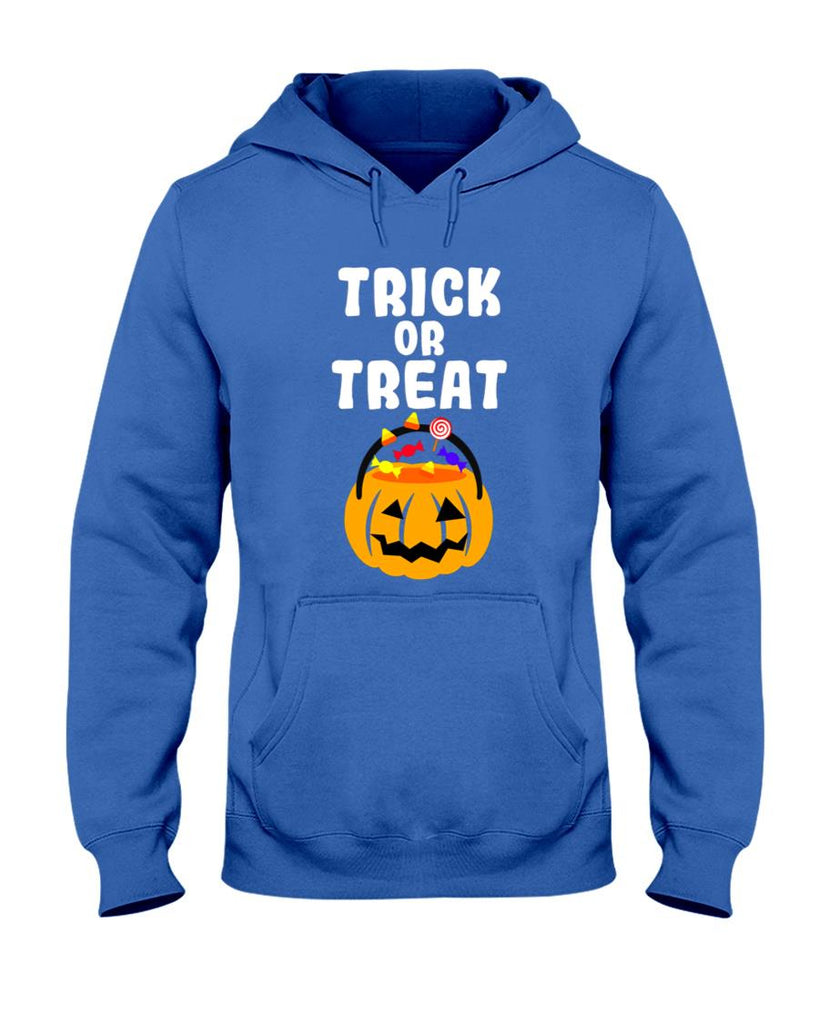 Trick or treat cute pumpkin Halloween - men women  Halloween Oversized T-Shirt