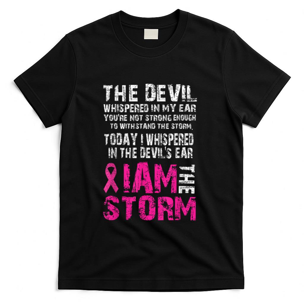 I am the storm Breast cancer awareness T-Shirt
