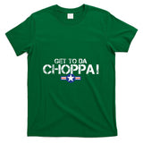 Retro Nostalgia - Retro Get to da Choppa Shirt 80s Movie Nostalgia Tee T-Shirt