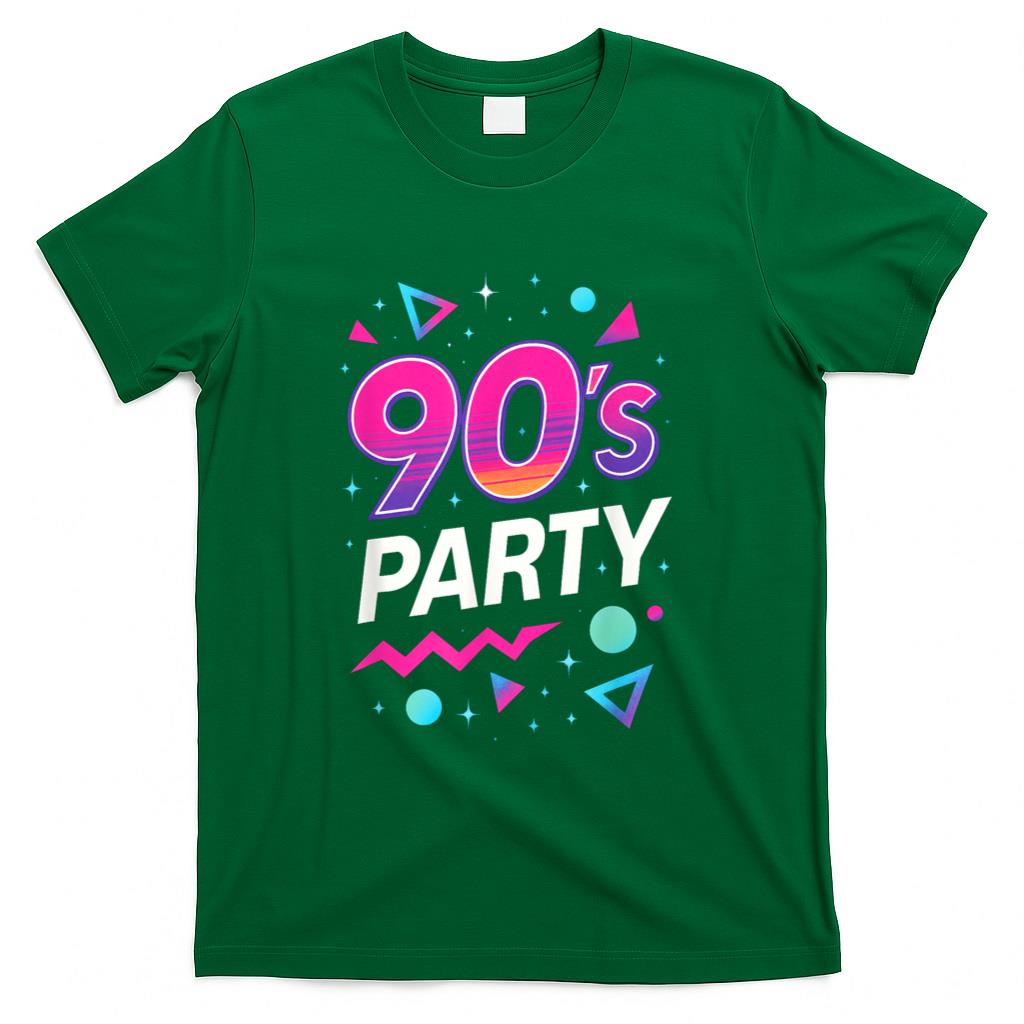 Retro Nostalgia - 90's Party - 90s Nostalgia Retro Rave Dance Music T-Shirt