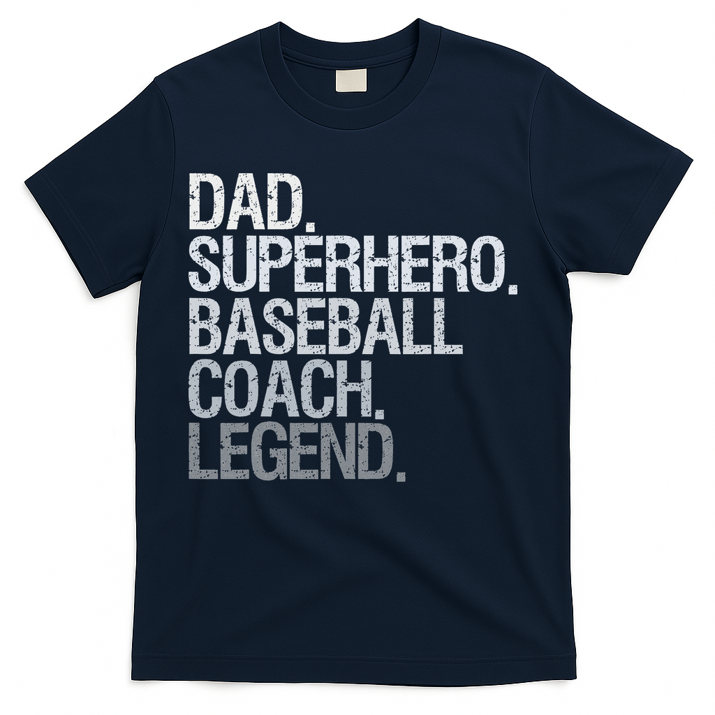 Baseball Coach Dad T-Shirt